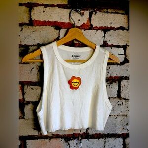 PLAYBOY by PacSun | Hippie Flower Cropped Tank Top | Sz: S
